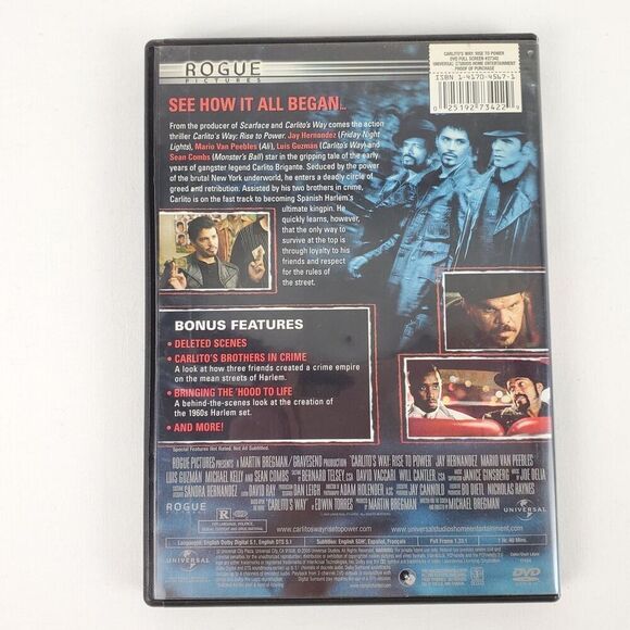 Carlito's Way: Rise to Power (2005 Film) Crime/Drama [DVD] - Picture 3 of 3